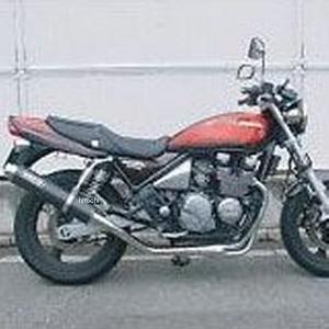 zrx400 WR'S カーボンファイバー マフラ - JMCA認証 ラウンドタイプ スリップオンマフラー ステンレス/カーボン（JMCA認証