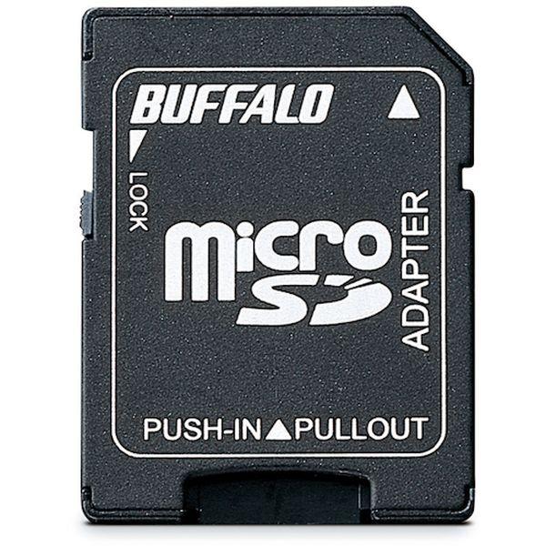 【メーカー在庫あり】 BSCRMSDA (株)バッファロー バッファロー microSDカード→SD...