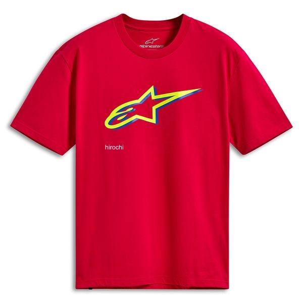 【メーカー在庫あり】 D8724 アルパインスターズ Tシャツ エイジレス シャドー レッド Mサイ...