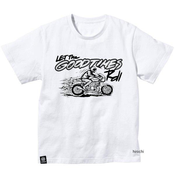 J8901-0819 カワサキ純正 2023年春夏モデル デザイナーズTシャツ 白 Mサイズ HD店