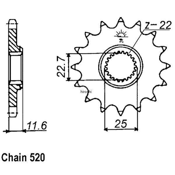 【USA在庫あり】 JTF3221-13 JT チェーン JT Chains スプロケット フロント...