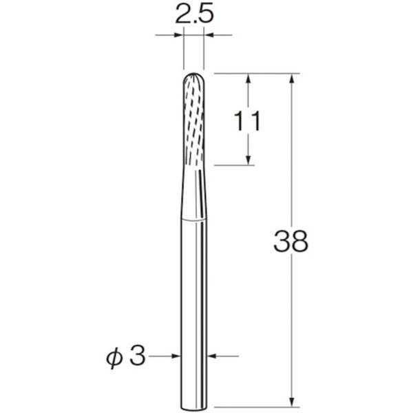 【メーカー在庫あり】 K3222 日本精密機械工作(株) リューター 超硬カッターK3222 HD店