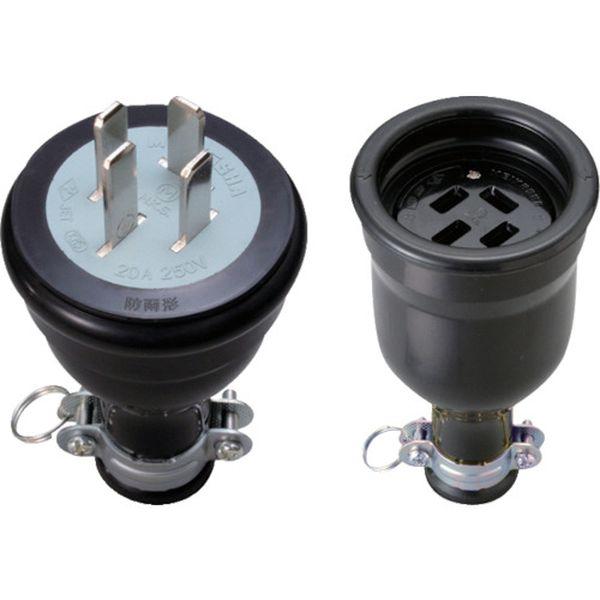 【メーカー在庫あり】 MK-5615 MK5615  (株)明工社 明工 接地3P20A防水コネクタ...