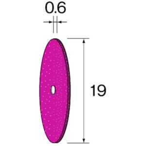 NA2014 ミニター ミニモ ファイバーストーンホイール ＃1000 φ19X0.6  HD店