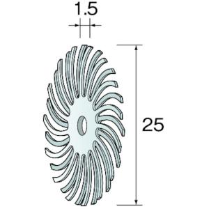 NA3554 ミニター ミニモ ラバーブラシ ＃120 φ25  HD店