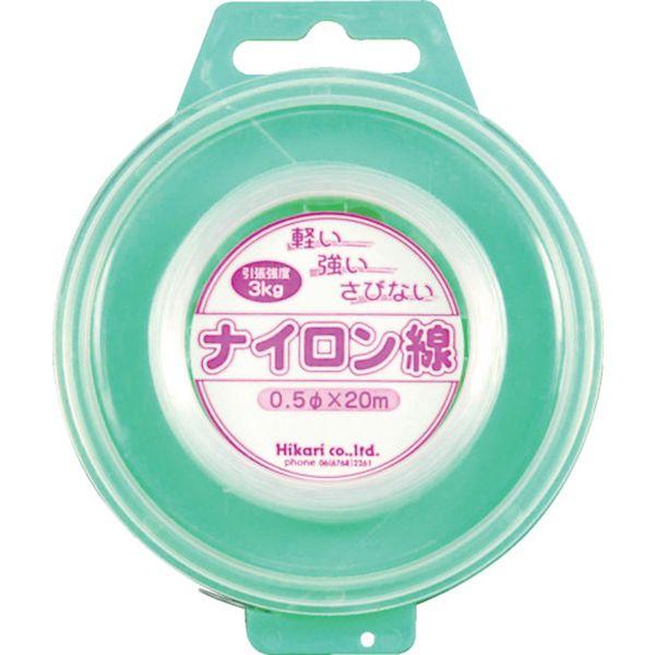 【メーカー在庫あり】 NV05-1 NV051  (株)光 光 ナイロン線 透明 0.5φ×20M ...