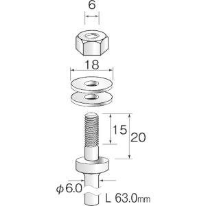 PA1501 ミニター ミニモ マンドレール φ6.0穴用  HD店