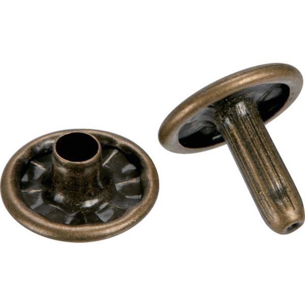 【メーカー在庫あり】 P-THP-TCBG PTHPTCBG  特大カシメ スチール 金ブロンズメッ...