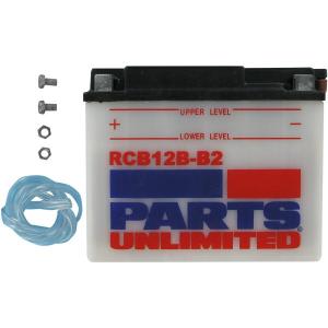 【USA在庫あり】 RCB12B-B2 パーツアンリミテッド Parts Unlimited 液別 耐久バッテリー 開放型 12V YB12B-B2 HD店｜hirochi2