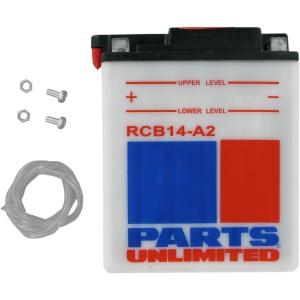 【USA在庫あり】 RCB14-A2 パーツアンリミテッド Parts Unlimited 液別 耐久バッテリー 開放型 12V YB14-A2 HD店｜hirochi2