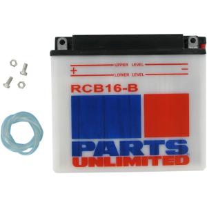 【USA在庫あり】 RCB16-B YB16B パーツアンリミテッド Parts Unlimited 耐久バッテリー 開放型 84年-96年 ハーレー HD店｜hirochi2