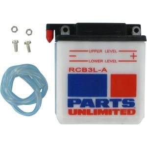 【USA在庫あり】 RCB3L-A パーツアンリミテッド Parts Unlimited 液別 耐久バッテリー 開放型 12V YB3L-A HD店｜hirochi2