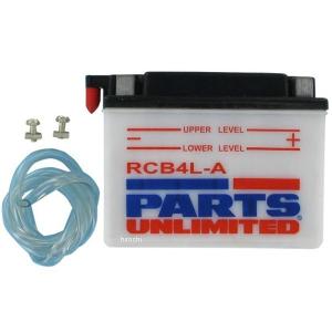 【USA在庫あり】 RCB4-LA パーツアンリミテッド Parts Unlimited 液別 耐久バッテリー 開放型 12V YB4L-A HD店｜hirochi2