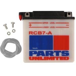 【USA在庫あり】 RCB7A パーツアンリミテッド Parts Unlimited 液別 耐久バッテリー 開放型 12V YB7-A HD店｜hirochi2