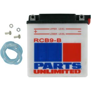 【USA在庫あり】 RCB9-B Parts Unlimited 液別 耐久バッテリー 開放型 12V YB9-B HD店｜hirochi2