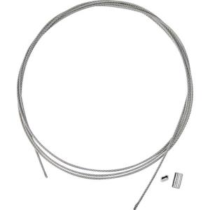 TRUSCO ステンレスワイヤカットロープ+スリーブ付 0.81パイΦ×5000mm