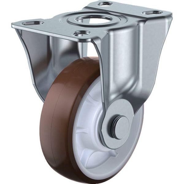 【メーカー在庫あり】 SUS-SK-100BRU プレート式 固定 キャスター ウレタン 車輪径10...