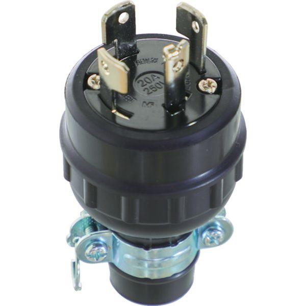 【メーカー在庫あり】 TMH2584 トラスコ中山(株) TRUSCO 引掛ゴムプラグ接地3P防水兼...