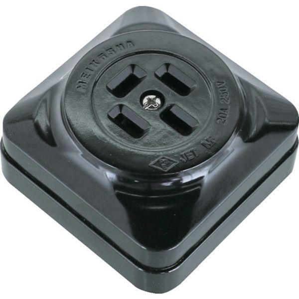 【メーカー在庫あり】 TMR2749 トラスコ中山(株) TRUSCO 接地3P20A角形コンセント...