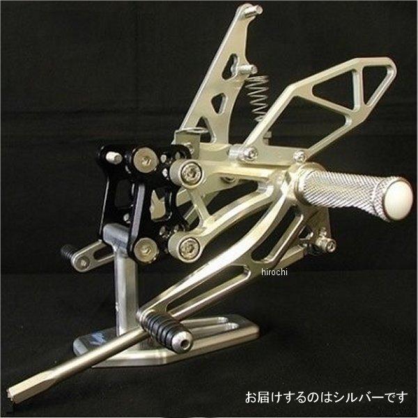 WBS-K09-SL ウッドストック WOODSTOCK バックステップキット ZX-12R シルバ...