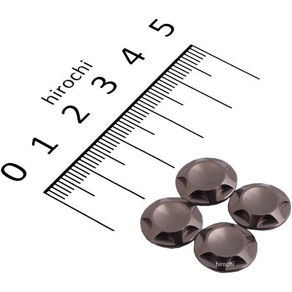 【メーカー在庫あり】 001820-11 ポッシュ NASAタイプキャップボルトカバー M8用 チタ...