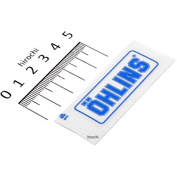 0194-10 オーリンズ OHLINS レーシングステッカー 50mmx16mm クリア SP店
