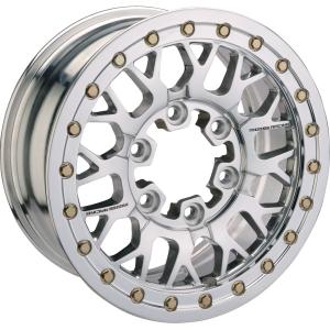 【USA在庫あり】 0230-1564 MOOSE OFFROAD 346X ビードロック ホイール 15X7 5LUG 5+2 シルバー SP店