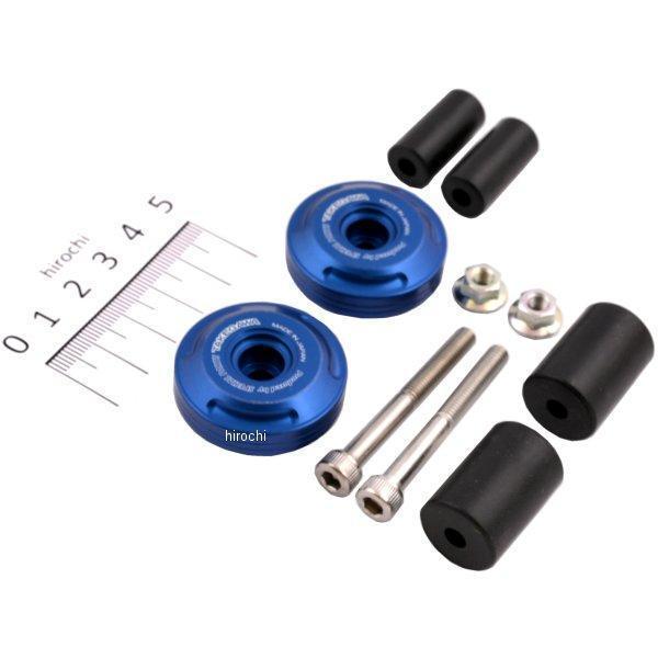 06-01-0027 SP武川 アルミ削り出しバーエンド ブルーアルマイト 汎用 SP店