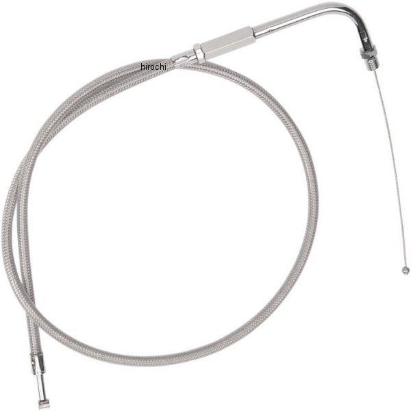 【USA在庫あり】 0650-0409 DRAG スロットル ケーブル 39.5インチ ステンレス ...