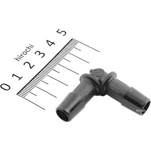 【メーカー在庫あり】 105-16006 キジマ ホースコネクター 汎用 L型 黒 9mm-10mm 1個 SP店