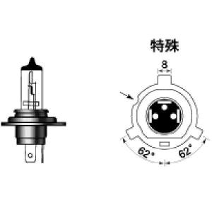 131RB M&amp;H マツシマ H4R バイクビーム B2&amp;S2 1個入り ブリスターパック 12V60/35W (B2レインボー) SP店