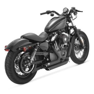 【メーカー在庫あり】 47219 バンス＆ハインズ VANCE & HINES フルエキゾースト ショートショット スタッガード 04年-13年 XL 黒 SP店｜hirochi3