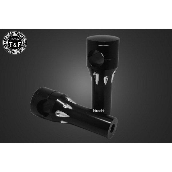 4024241 ガレージT&amp;F イントルーダー400クラシック ステルスハンドルポスト4インチ(ブラ...