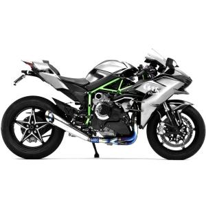 20-87-02 オーヴァー OVER フルエキゾースト レーシング メガホン 4-2-1 15年 NINJA H2 チタン SP店｜hirochi3