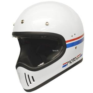 【メーカー在庫あり】 MP400 モトバイパー Moto-Viper フルフェイスヘルメット HOPPER VINTAGE LINE  白 Mサイズ SP店｜hirochi3