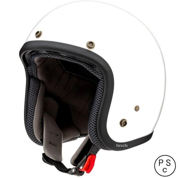 【メーカー在庫あり】 YH001P.WH/M YH-001 山城 スモールジェットヘルメット パール...