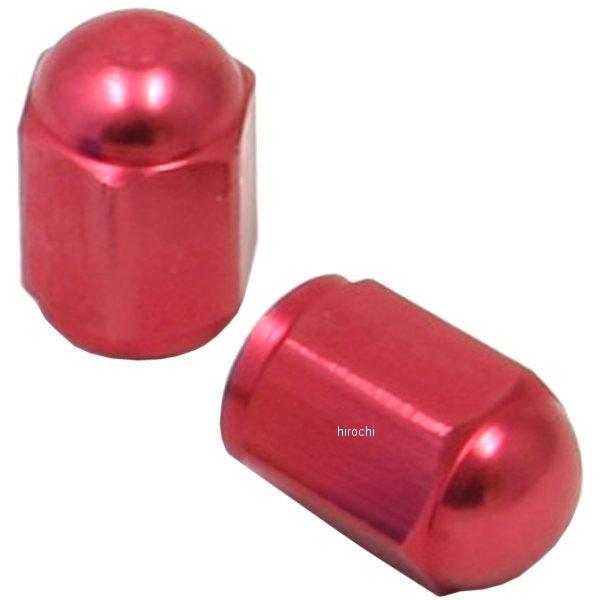 【メーカー在庫あり】 D58-03-106 ディーアールシー DRC バルブキャップ 赤 アルミ 2...
