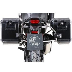 6519521 00 22-01-40 ヘプコアンドベッカー HEPCO&BECKER サイドキャリア カットアウトセット 20年-21年 CRF1100L Africa Twin 黒 SP店｜hirochi3