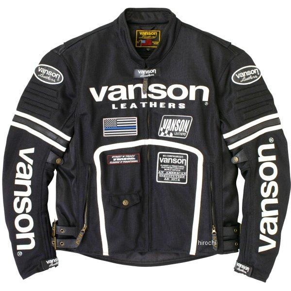 VS24105S バンソン VANSON 2024年春夏モデル メッシュ ライダースジャケット 黒/...