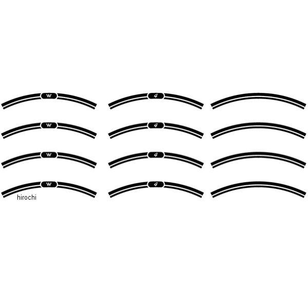 w400rim_bk ワールドウォーク NEO CLASSICリムステッカー W400 黒 SP店