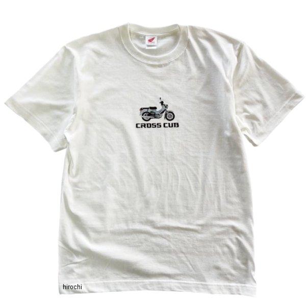 2301HD01-10 ホンダ クロスカブ ベーシックTシャツ オフホワイト/青 Lサイズ SP店
