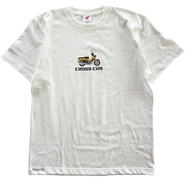 2301HD01-10 ホンダ クロスカブ ベーシックTシャツ オフホワイト/黄 Lサイズ SP店
