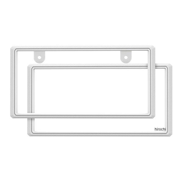 【メーカー在庫あり】 4907986719277 KS126 カシムラ ナンバーフレーム ホワイト ...