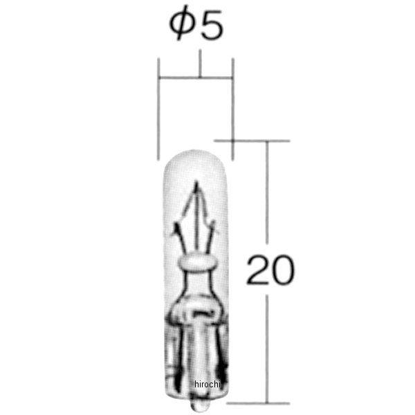 1682 小糸製作所 白熱バルブ Ｔ5 24V1.2W ウェッジ 10個入り SP店