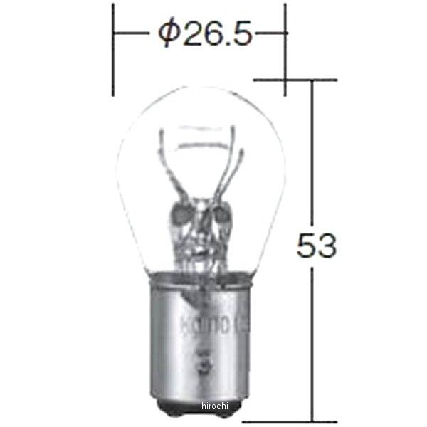 4423 小糸製作所 白熱バルブ S25 6V17/5.3W 10個入り SP店