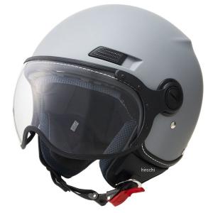 4341609 マルシン工業 Marushin ジェットヘルメット MS-340 マットグレー Lサイズ(59-60cm) SP店｜hirochi3