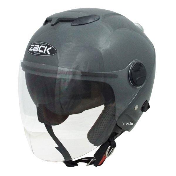 【メーカー在庫あり】 ZJ−3 TNK工業 ジェットヘルメット ZACK グレー ディープフリーサイ...
