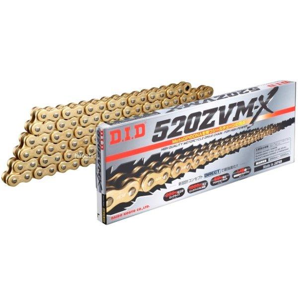 DID 520ZVM-X-114L ZJ(カシメ) GOLD 4525516330220 DID 大...