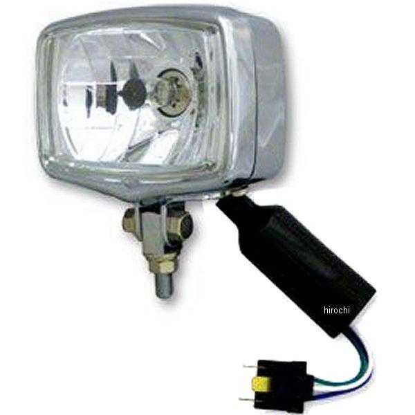 【メーカー在庫あり】 5500-0014 ガッツクローム スクエアヘッドライト H4 クリアレンズ ...