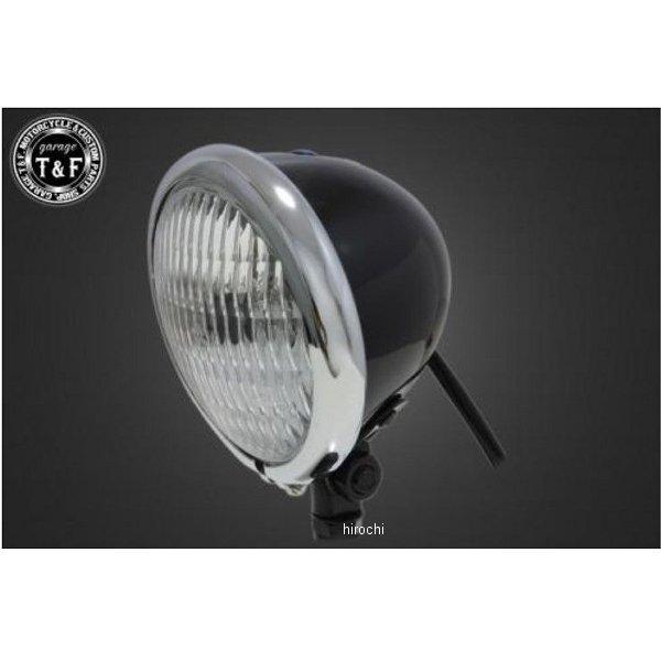6080213 ガレージT＆F 4.5インチベーツライト メッキ/ブラック/クリアーレンズ+ステーH...